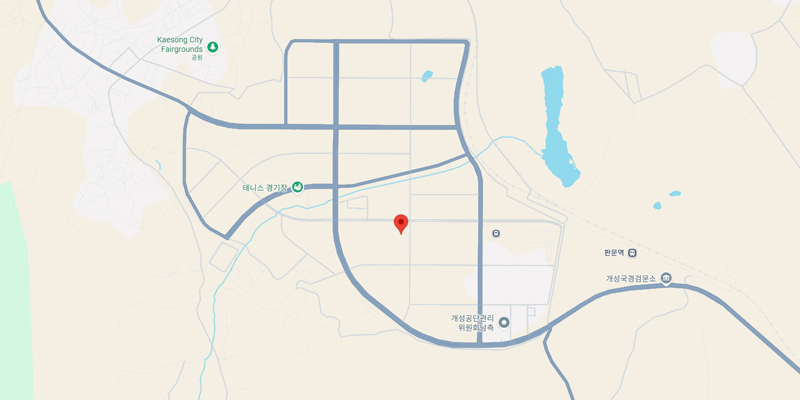 부천공업 주식회사 개성법인 지도 이미지